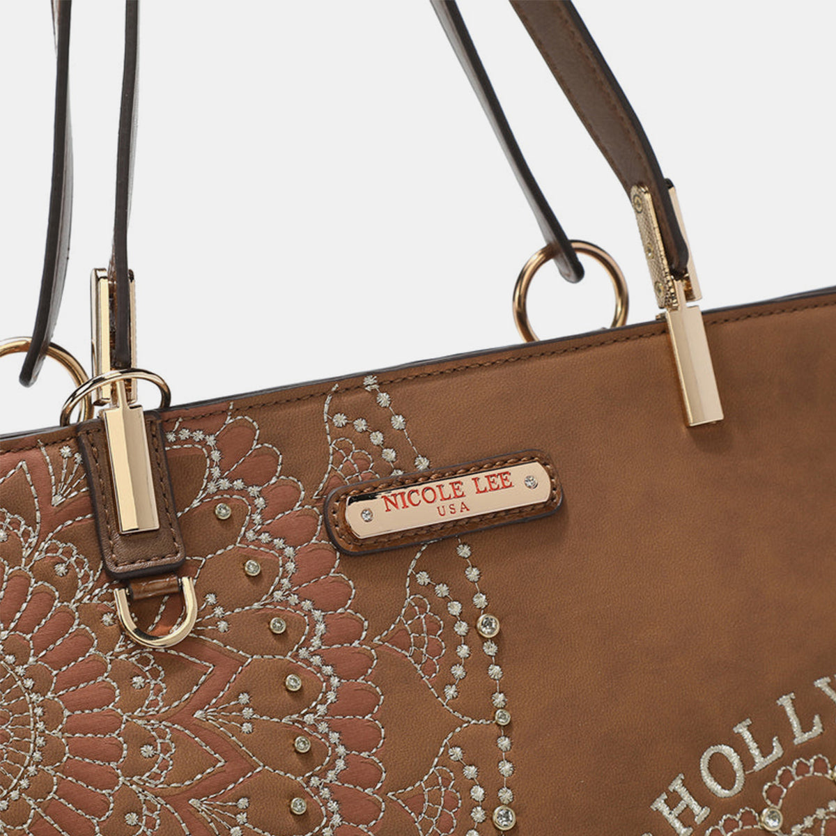 Nicole Lee USA Metallic Bag
