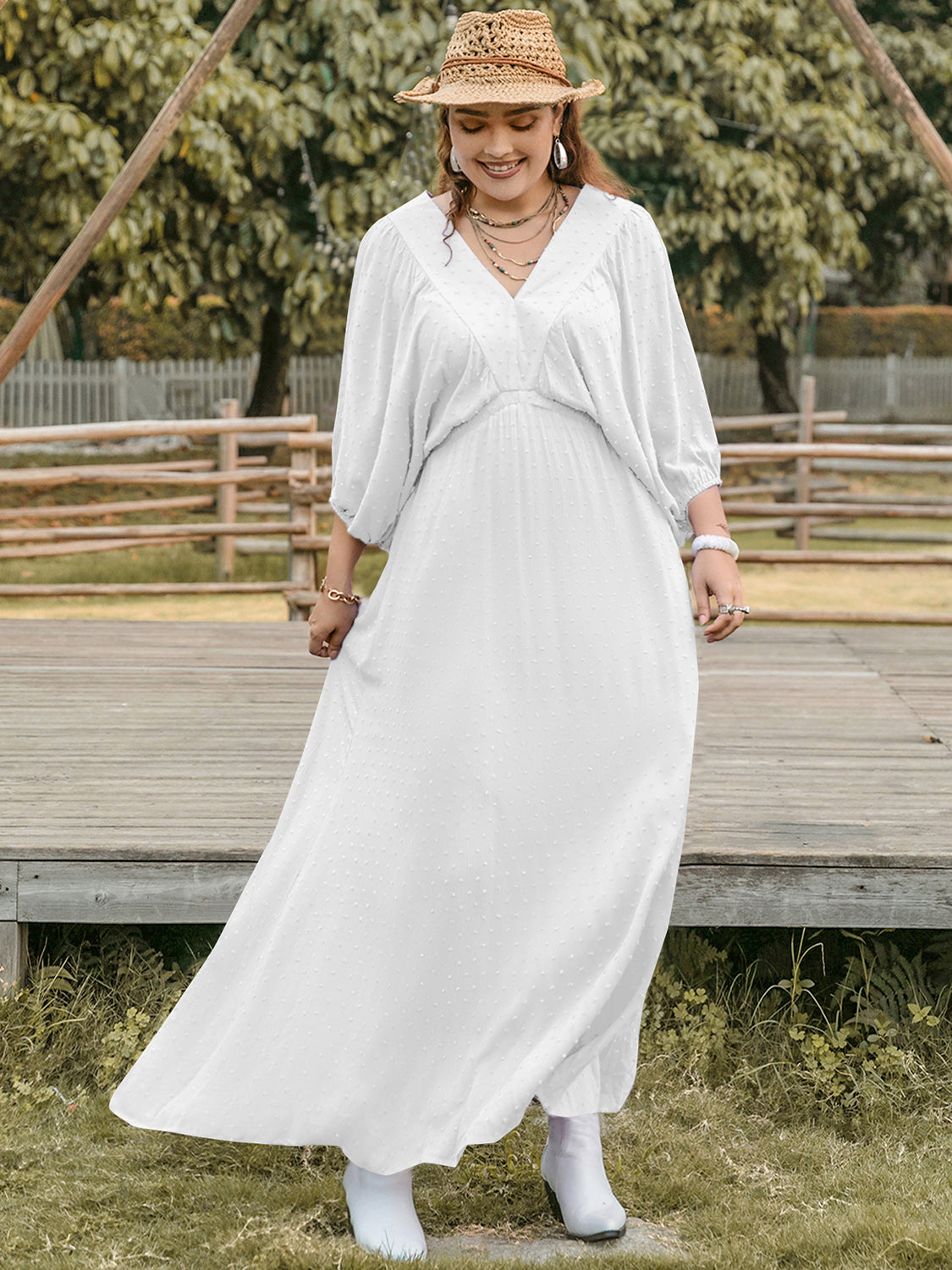 Swiss Plus Dress