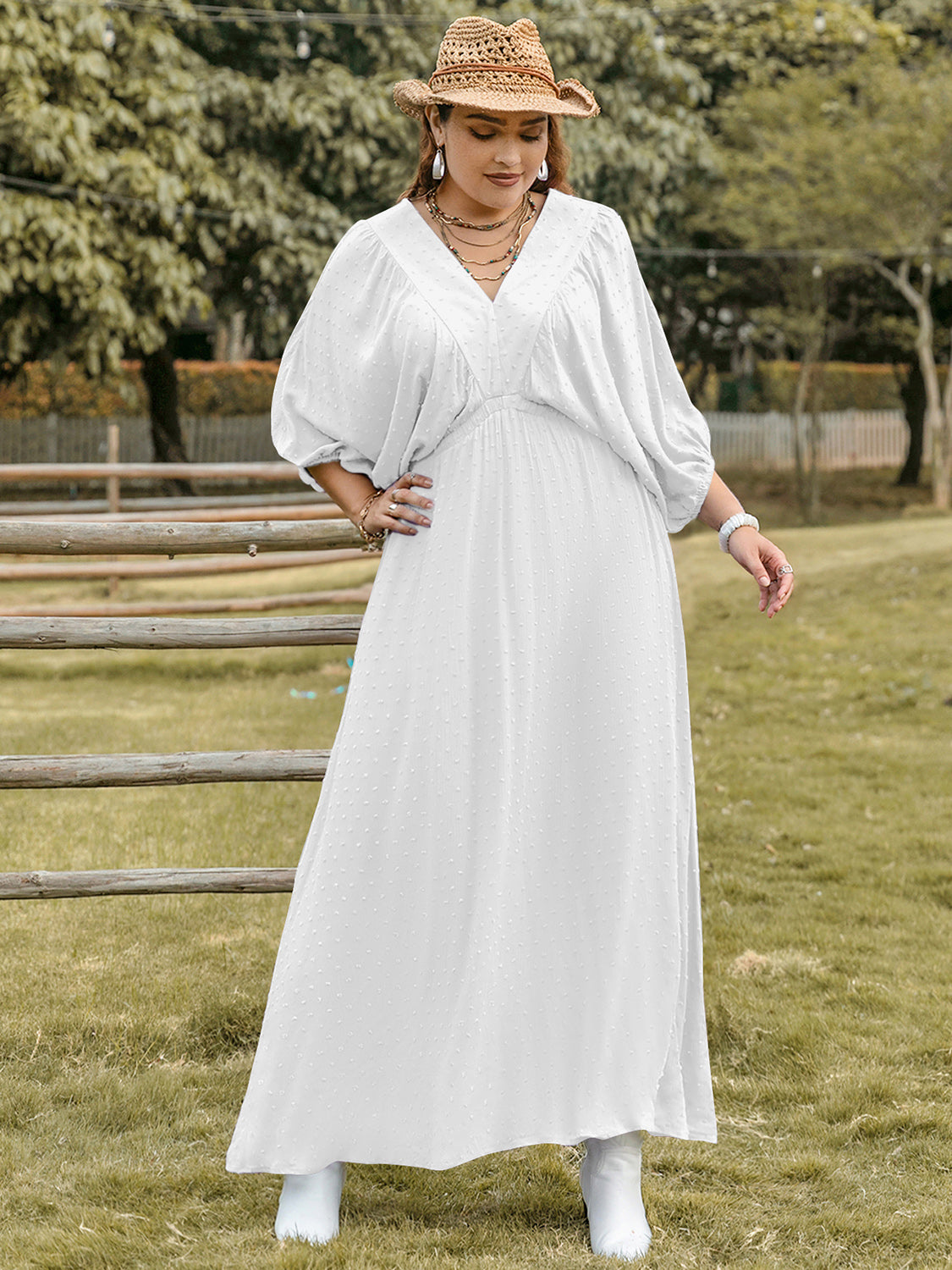 Swiss Plus Dress