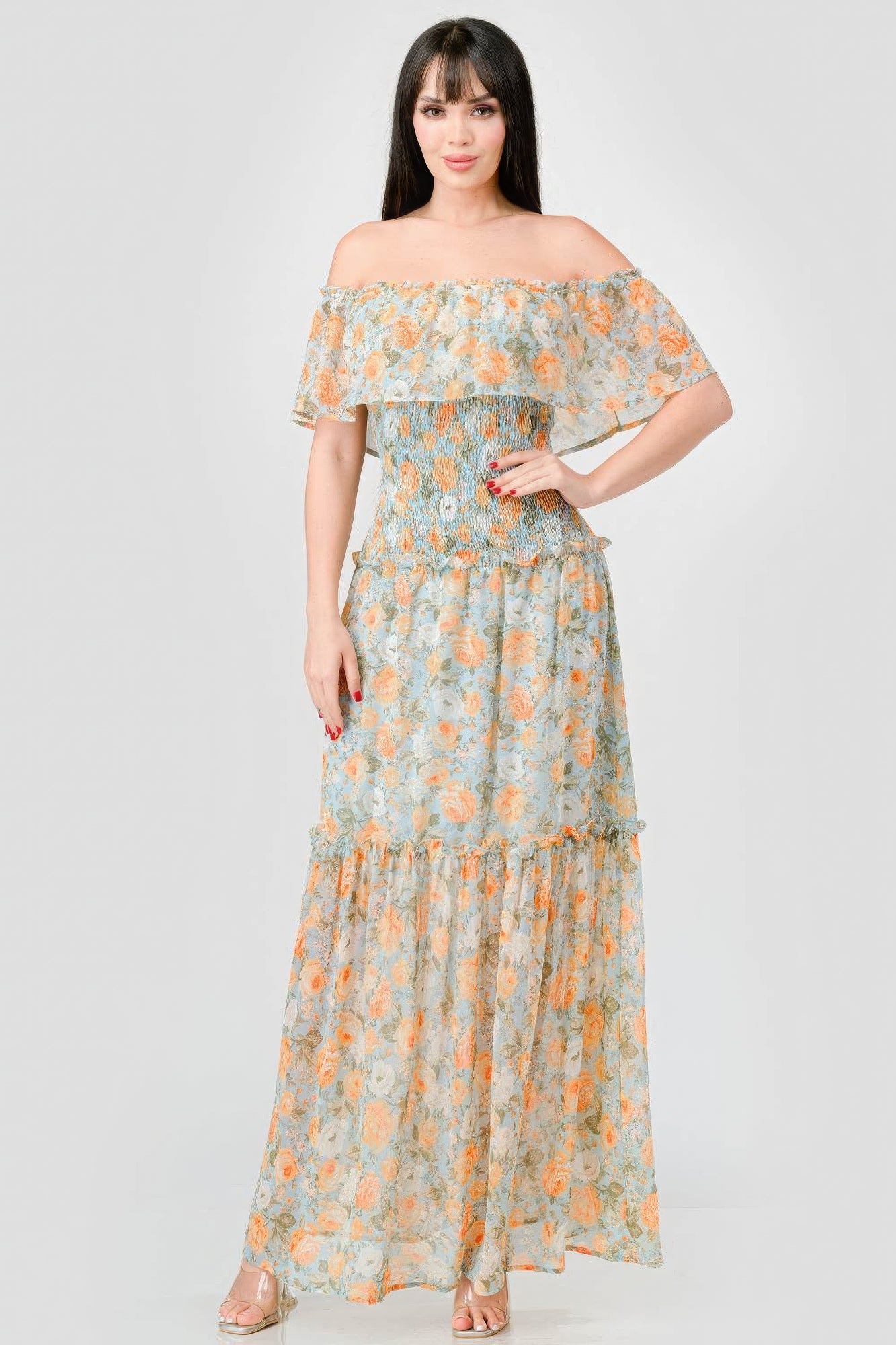 Floral Chi Dress