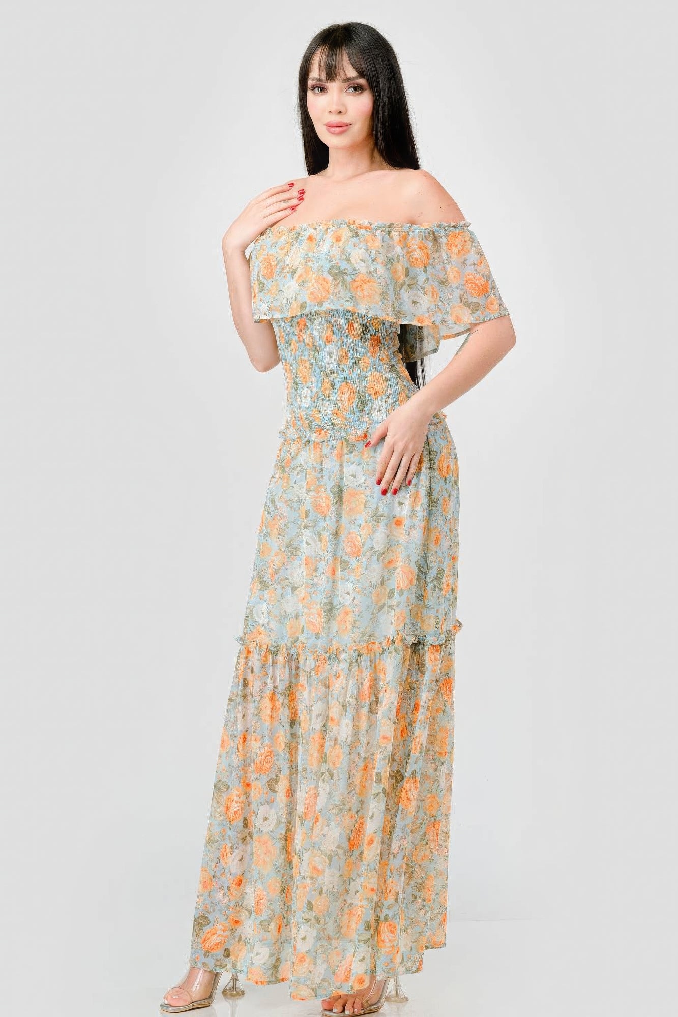 Floral Chi Dress