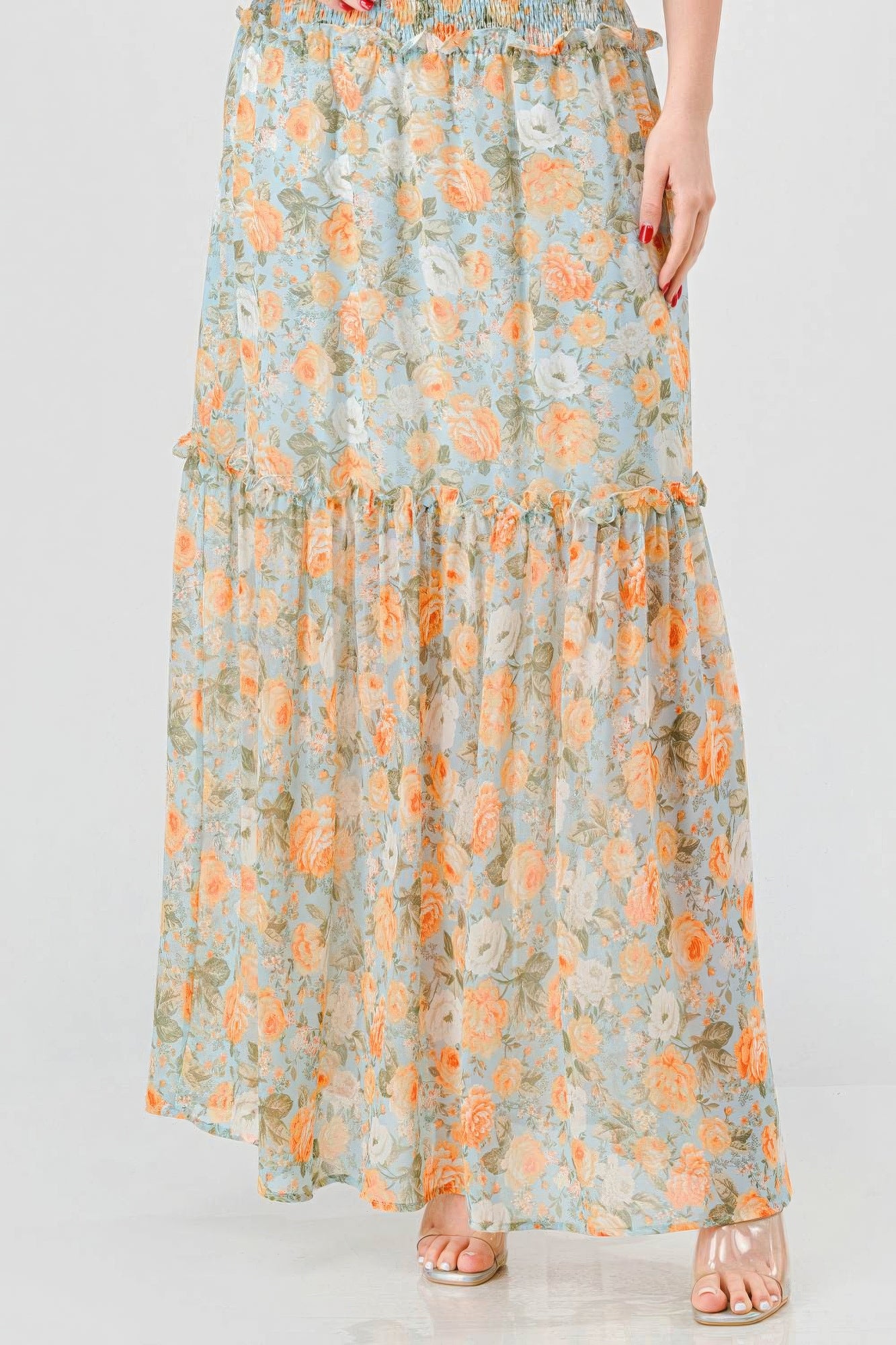 Floral Chi Dress