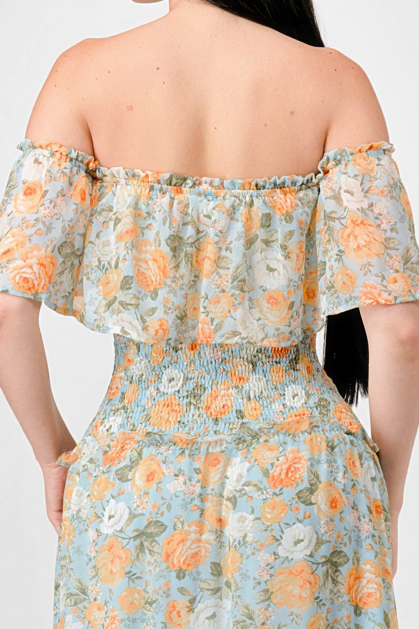Floral Chi Dress