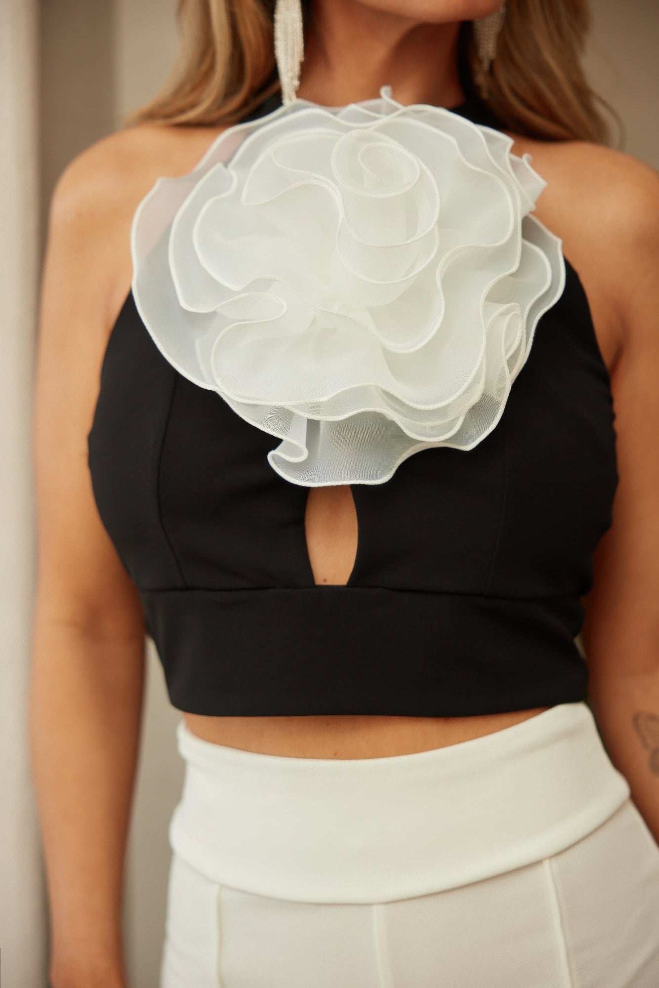Flower White Fashion