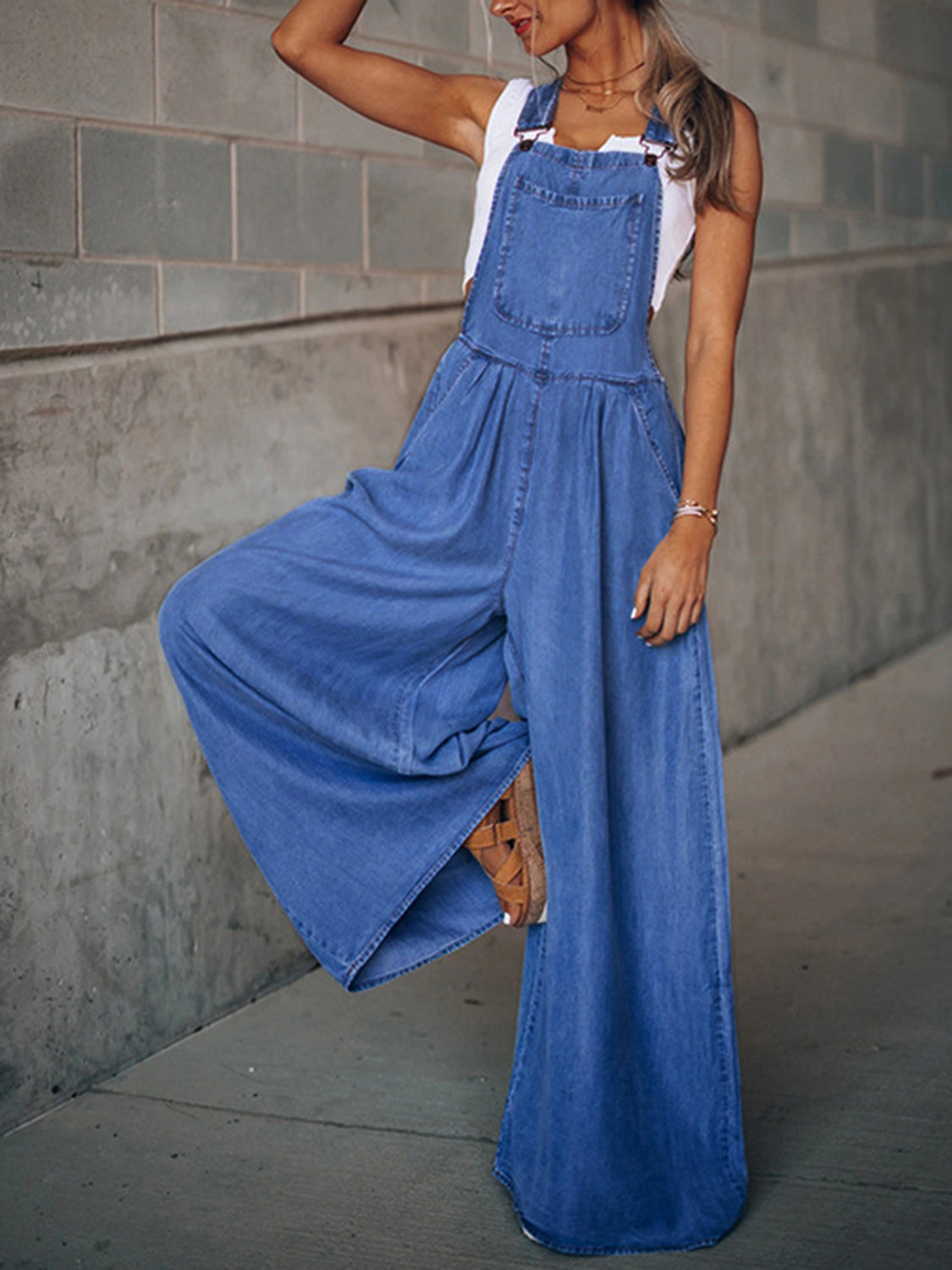 Wide Leg Denim Overalls – VOLA'T BOUTIQUE