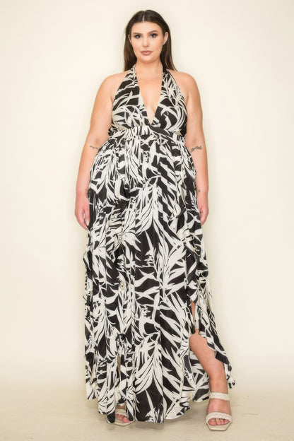 Crinkle Maxi Dress Plus