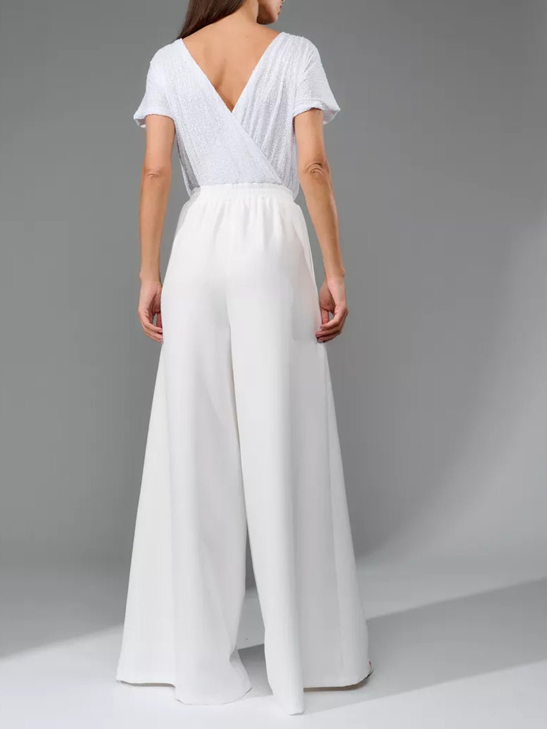 Glitter palazzo jumpsuit