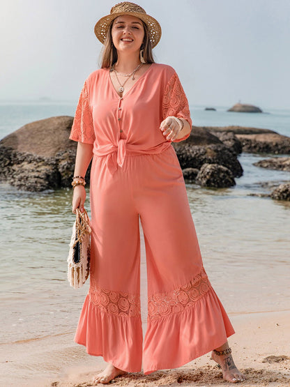Tropical Pants Set