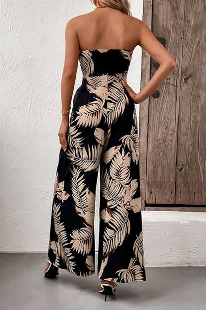 Strapless Wide Jumpsuit