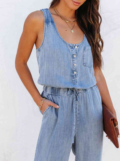 Drawstring Jumpsuit