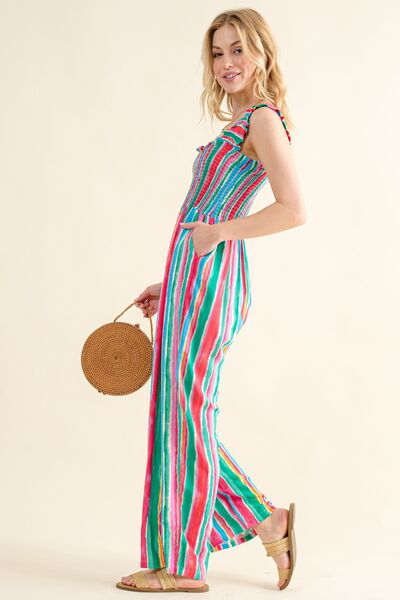 Striped Jumpsuit